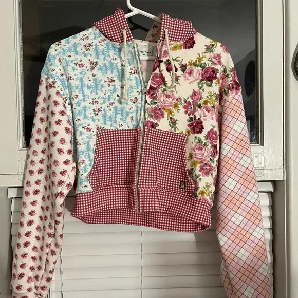 Teddy Fresh Patchwork Hoodie - Picture 2 of 3